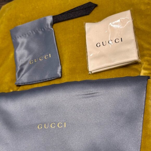 GUCCI Sunglasses with Dangle Hearts & Ltd Edition Case GUCCI Luxury Sunnies NWT - Picture 11 of 16